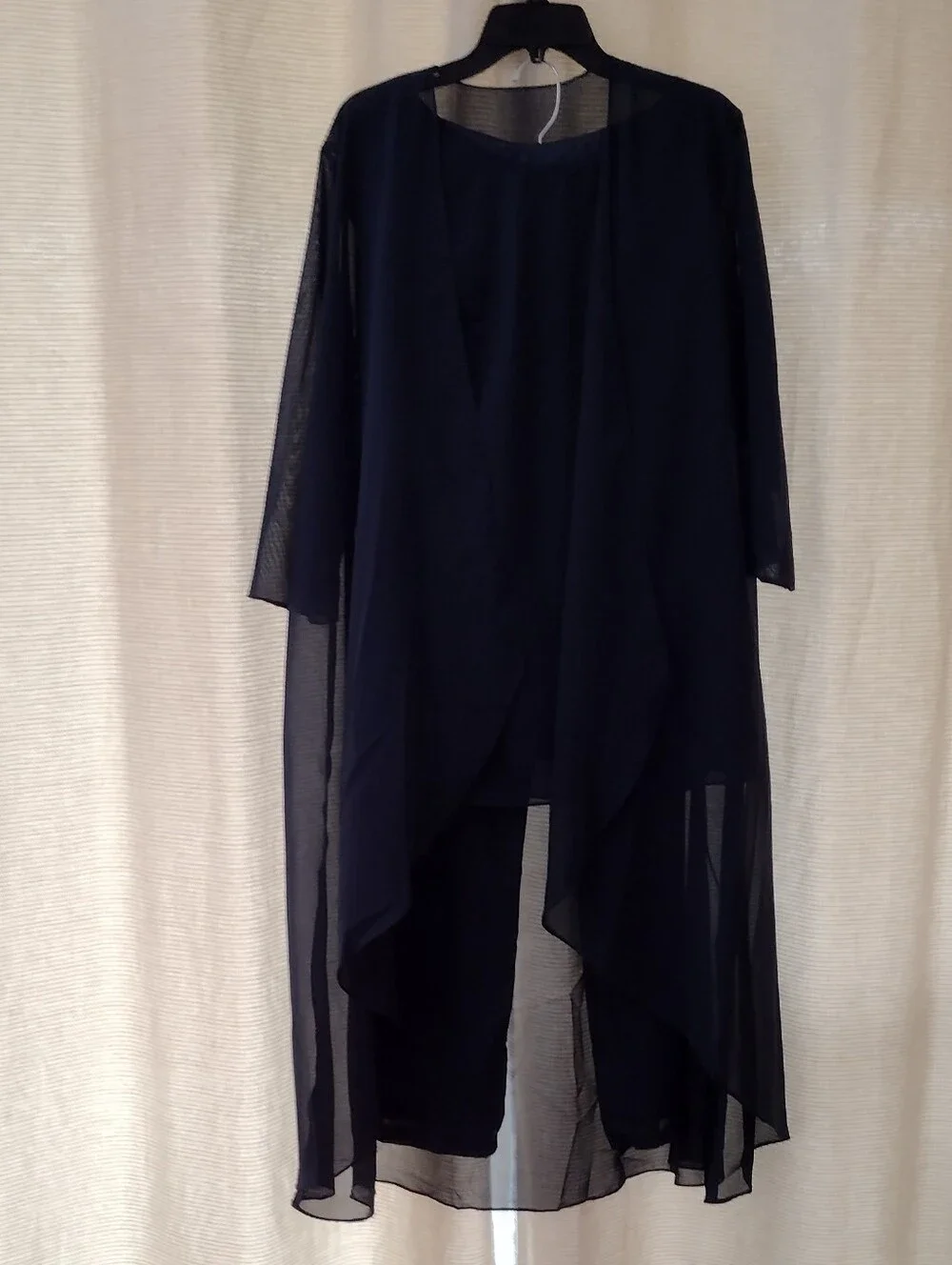 Gown Gallery Bridal & Formal Wear, 3 Piece Pant Suit, Size 12, Navy, NWT